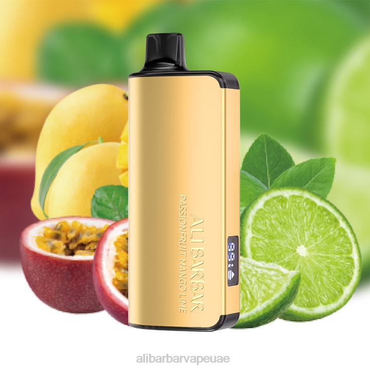 Alibarbar Vape Duba - Alibarbar Ingot 9000 سيجارة يمكن التخلص منها 0BX6N22 باشن فروت مانجو ليمون