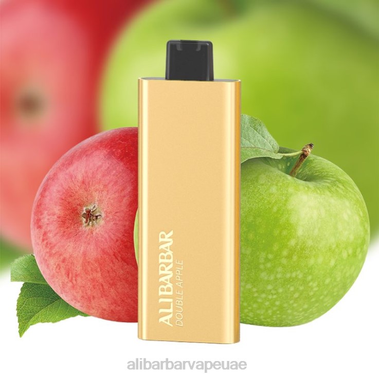 Alibarbar Vape Duba - Alibarbar Pandora 7000 سيجارة يمكن التخلص منها 0BX6N66 تفاحة مزدوجة