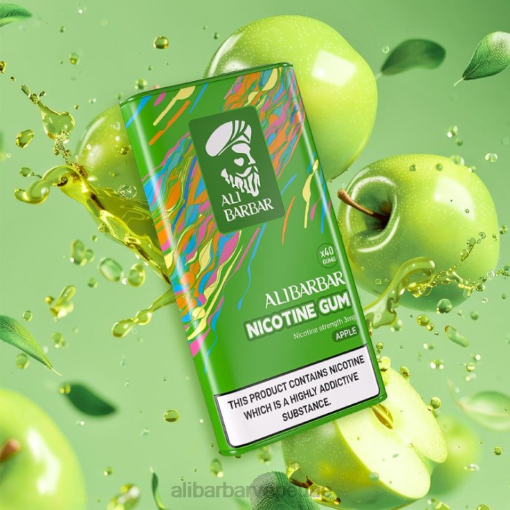 Alibarbar Vape Duba - Alibarbar علكة النيكوتين 0BX6N98 تفاحة
