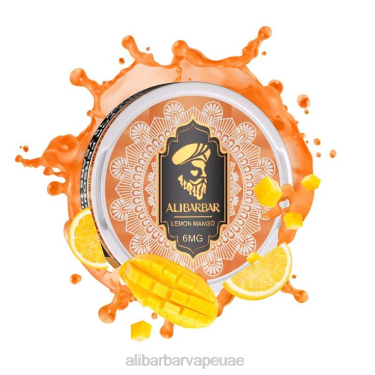 Alibarbar Vape Duba - Alibarbar أكياس النيكوتين 0BX6N86 مانجو ليمون