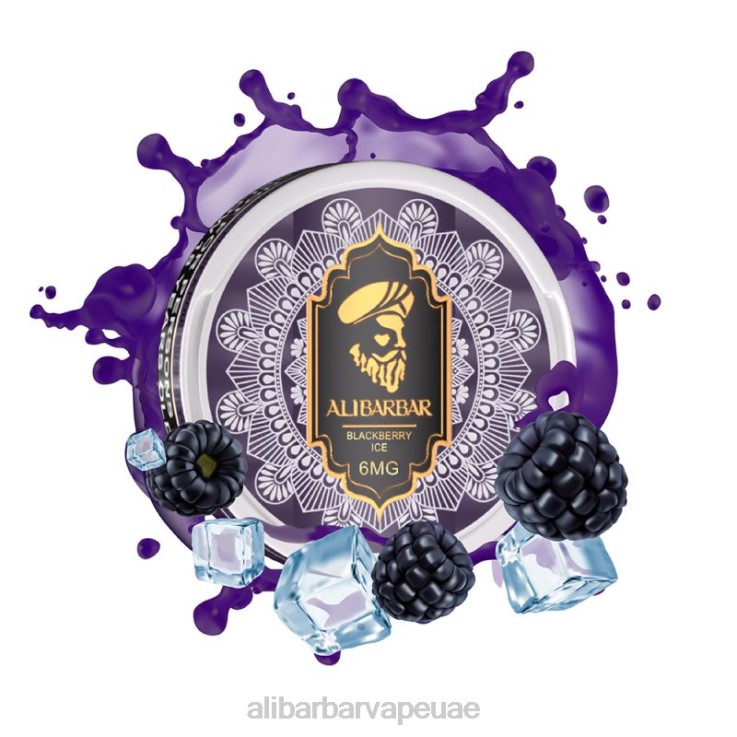 Alibarbar Vape UAE - Alibarbar أكياس النيكوتين 0BX6N97 ثلج بلاك بيري