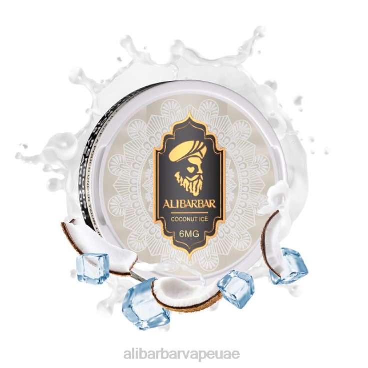 Alibarbar Vapes For Sale - Alibarbar أكياس النيكوتين 0BX6N83 ثلج جوز الهند