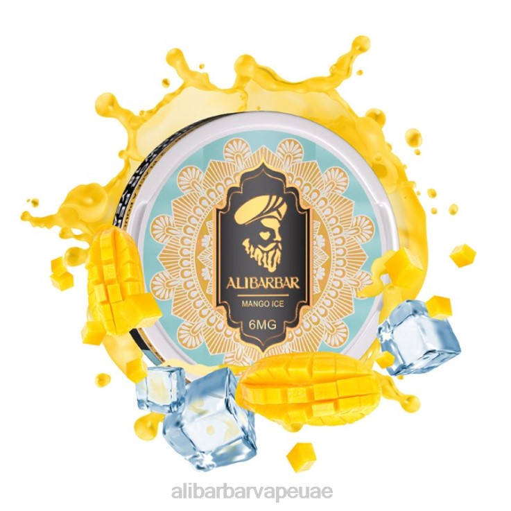 Alibarbar Vapes For Sale - Alibarbar أكياس النيكوتين 0BX6N87 جليد المانجو