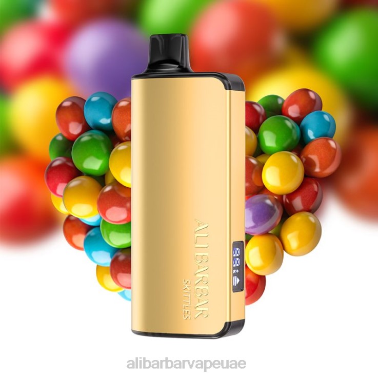 Alibarbar Vape UAE - Alibarbar Ingot 20000 سيجارة للاستعمال مرة واحدة 0BX6N41 حلوى قوس قزح