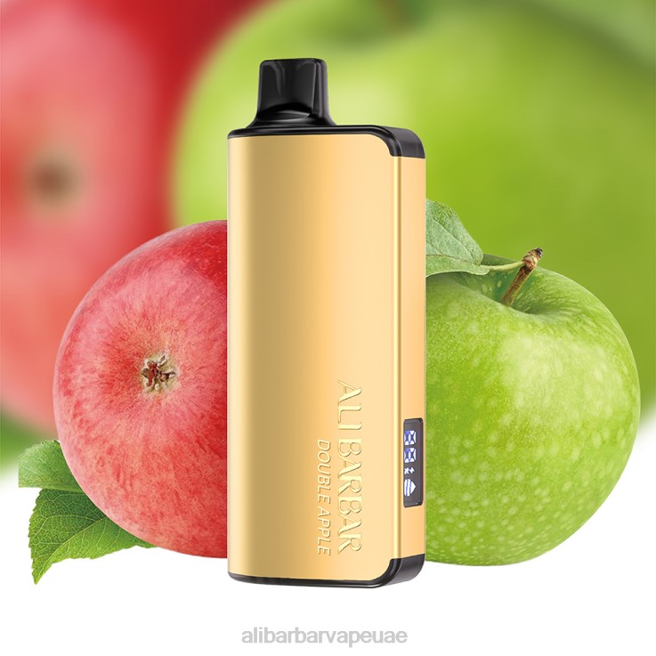 Alibarbar Vape Review - Alibarbar Ingot 9000 سيجارة يمكن التخلص منها 0BX6N28 تفاحة مزدوجة