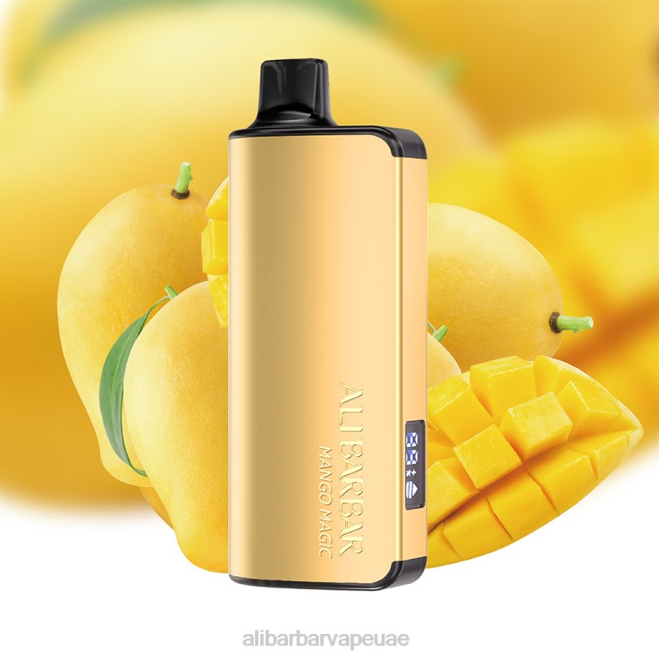 Alibarbar Vape UAE - Alibarbar Ingot 9000 سيجارة يمكن التخلص منها 0BX6N29 سحر المانجو