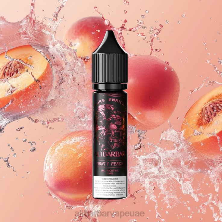 Alibarbar Vape Duba - Alibarbar رصيف الشيشة الجزع 0BX6N106 عسل الخوخ