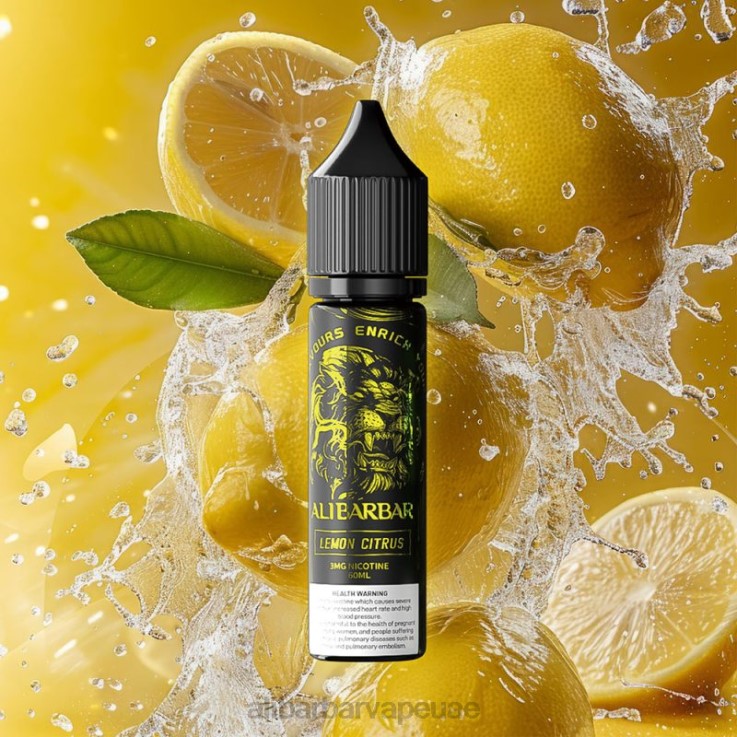 Alibarbar Vape Review - Alibarbar رصيف الشيشة الجزع 0BX6N108 الحمضيات الليمون